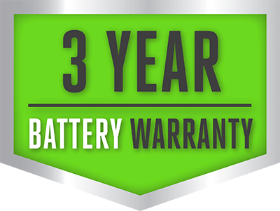 3 χρόνια εγγύηση μπαταρίας EGO ARC Lithium MAX για επαγγελματική χρήση