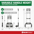 Product Athlon Tools Folding Aluminum Transport Trolley with Maximum Load Capacity 70 kg thumbnail image