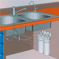 Product Atlas Filtri DP 10 TRIO Triple Water Filter with Independent Faucet thumbnail image