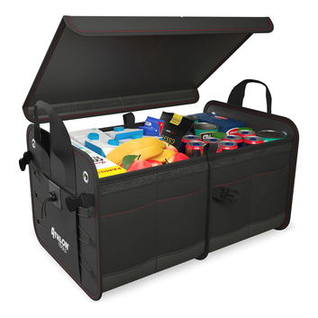 Θήκη Οργάνωσης Πορτ Μπαγκάζ Αυτοκινήτου με Καπάκι Premium XXL 60L