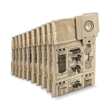 Kärcher 6.904-294.0 Χάρτινες Σακούλες Φίλτρου για σειρά CV (10τμχ)