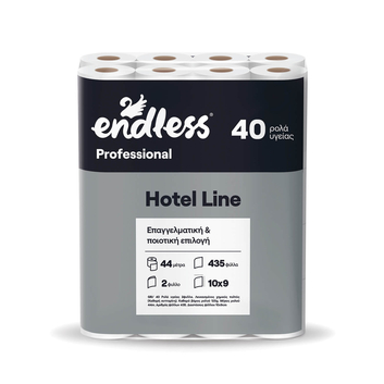 Endless Hotel Line Χαρτί Υγείας 2φυλλο 125gr - 40 Ρολά
