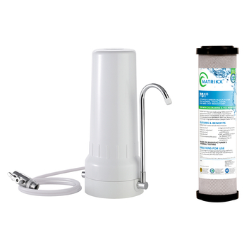 Atlas Filtri Depural Top Top with Replacement Filter Matrikx PB1 0.5 μm