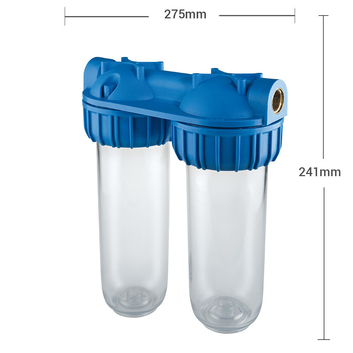 Atlas Filtri Junior Duplex 3P 3/4″ AFO SX AS Διπλό Φίλτρο Νερού