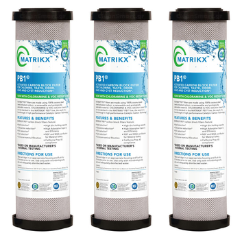 Matrikx PB1 0,5μm Replacement Activated Carbon Filter 3pcs.