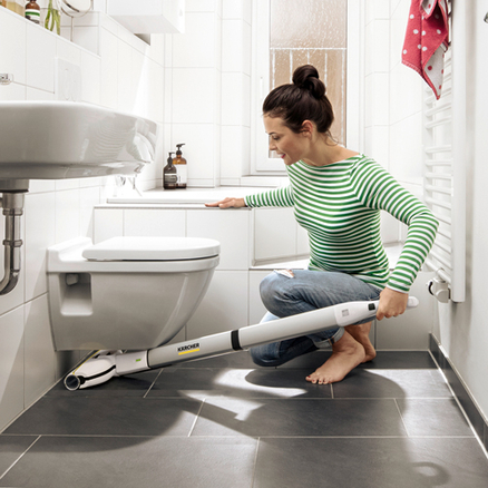 Slimline product design and floor head with swivel joint