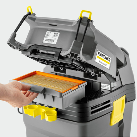 Removable filter casing