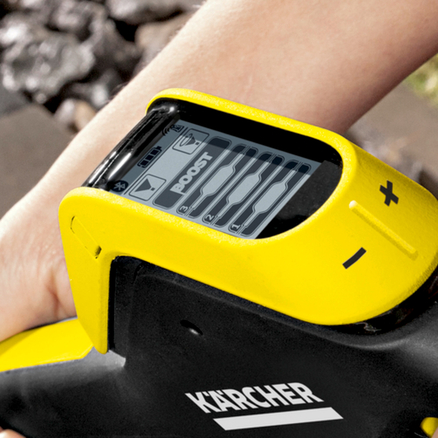Boost mode for additional power in your fight against dirt