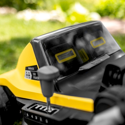 18 V + 18 V = 36 V of power