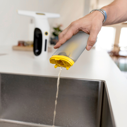 Aπλό και υγιεινό άδειασμα της δεξαμενής ακάθαρτου νερού