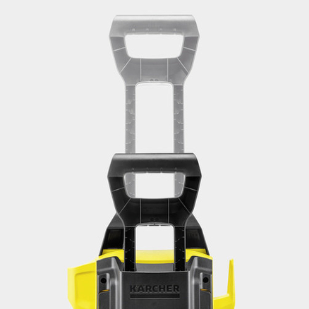 Height-adjustable telescopic handle