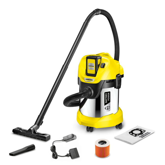 Product Kärcher WD 3 Premium Battery Set Wet and Dry Vaccum Cleaner base image