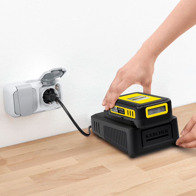 Product Kärcher Battery Power 18V/5,0Ah Σετ Μπαταρίας & Ταχυφορτιστή base image