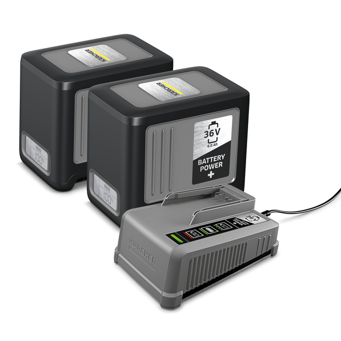 Product Kärcher Battery Power+ 36V/6,0Ah Σετ Μπαταρίας & Ταχυφορτιστή base image