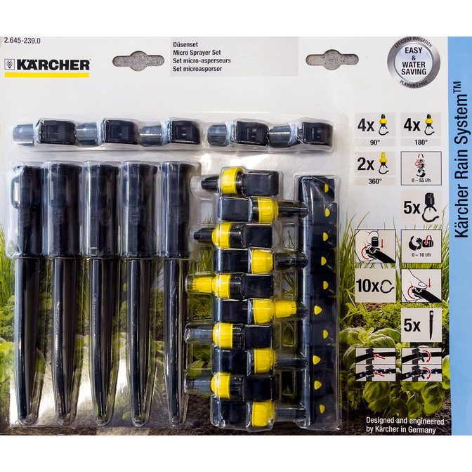 Product Kärcher 2.645-239.0 Σετ Ακροφυσίων Ψεκασμού/Ποτίσματος (30τμχ) base image