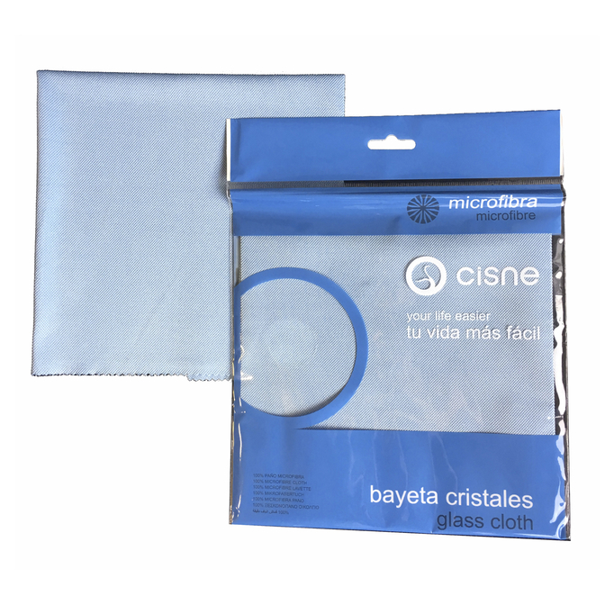 Product Cisne Πανί Microfibra Για Τζάμια-Κρύσταλλα 38x40cm base image