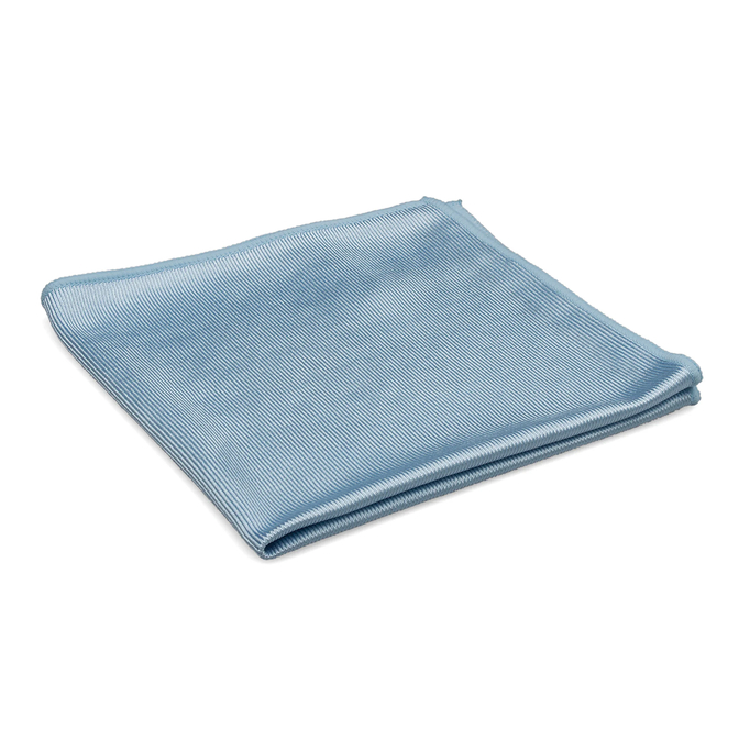 Product Microfibre Glass Cloth Top‑Glass DUO Blue 40×40 cm base image