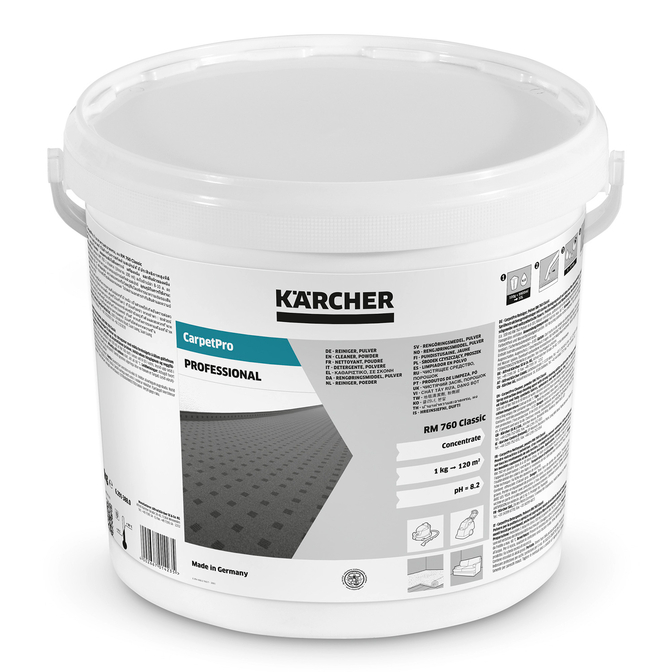 Product Kärcher RM 760 Σκόνη Καθαρισμού Υφασμάτινων Επιφανειών 10kg base image