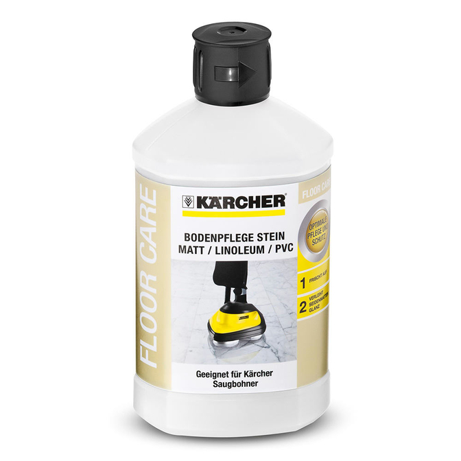 Product Kärcher RM 532 Υγρό Περιποίησης Δαπέδου για Ματ Πέτρα/Λινοτάπητα/PVC 1lt base image