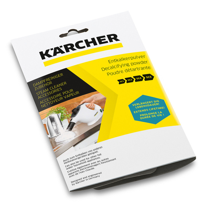 Product Kärcher Σκόνη Αφαλάτωσης για Ατμοκαθαριστές 6x17gr base image
