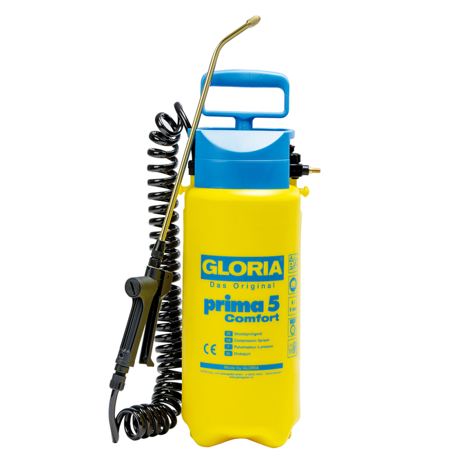 Product Gloria Prima 5 Comfort Ψεκαστήρας Πίεσης 5lt με Σπιράλ Σωλήνα base image