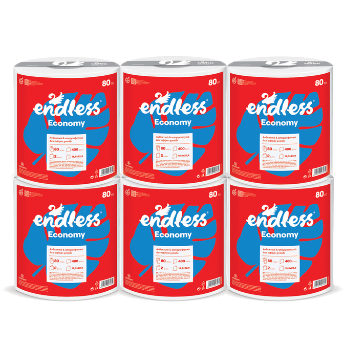 Product Endless Economy Χαρτί Κουζίνας 800gr - Συσκευασία 6 Ρολών base image