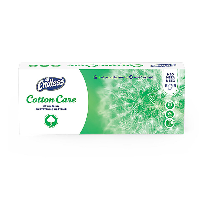 Product Endless Cotton Care Χαρτί Υγείας 2φυλλο 80gr - 10 Ρολά base image