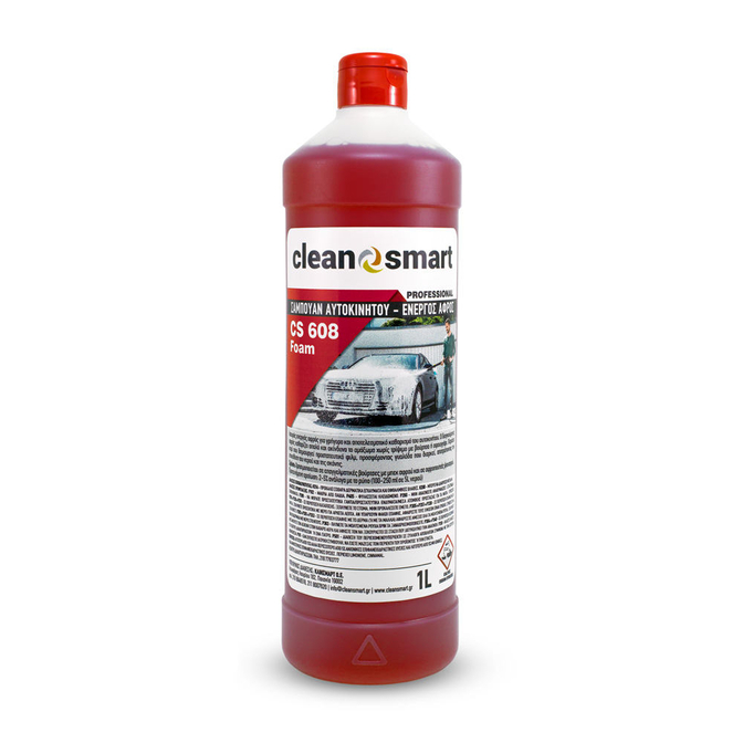 Product CleanSmart CS 608 Ενεργός Αφρός Αυτοκινήτου 1lt base image