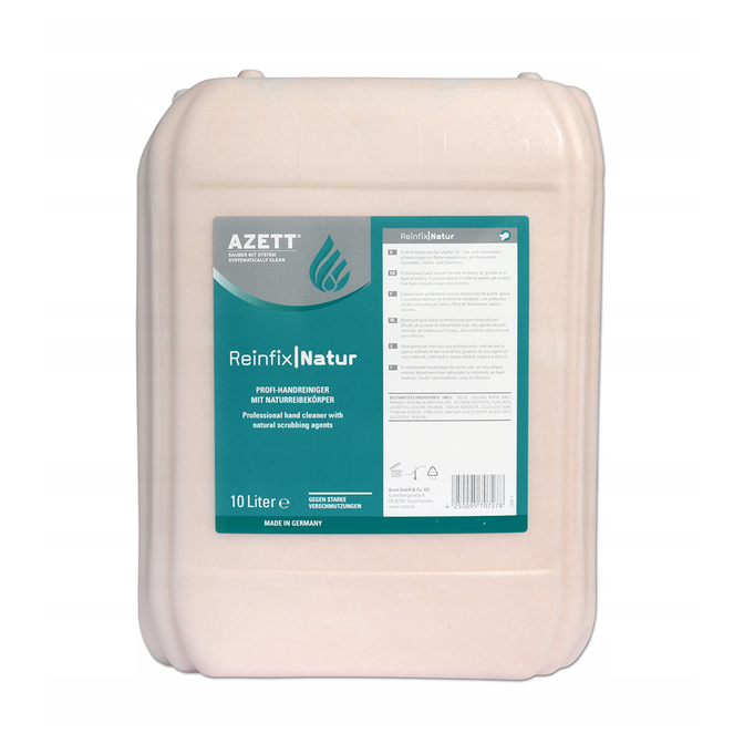 Product Azzet Reinfix Natur Συμπυκνωμένο Καθαριστικό Υγρό Χεριών 10lt base image