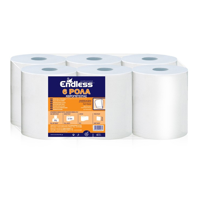Product Endless Χειροπετσέτα Συσκευών Autocut 800gr 6 Ρολά base image