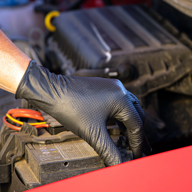 Product Aurelia Bold Max Γάντια Νιτριλίου Χωρίς Πούδρα Μαύρα (100 τμχ) base image