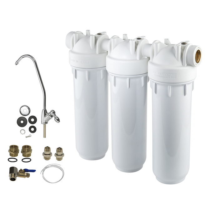 Product Atlas Filtri DP 10 TRIO Triple Water Filter with Independent Faucet base image