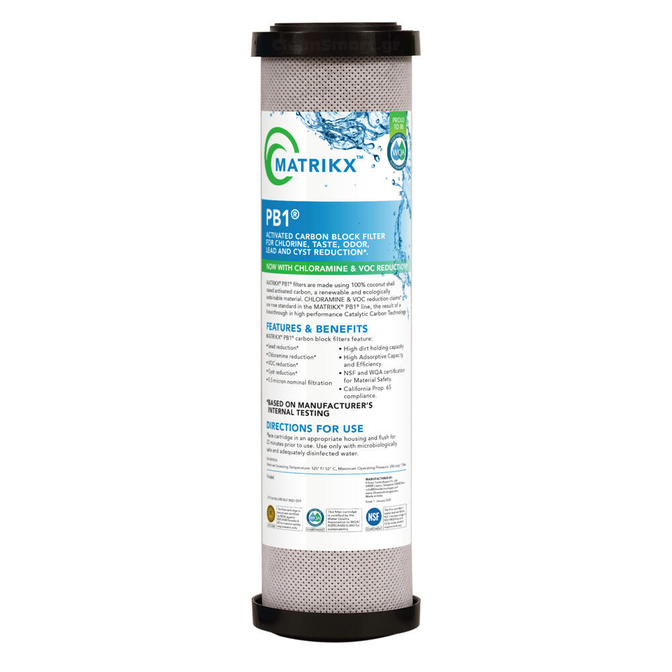 Product Matrikx PB1 0,5μm Replacement Activated Carbon Filter base image