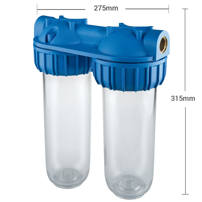 Product Atlas Filtri Senior Duplex 3P 1" BFO SX AS Duplex Water Filter base image