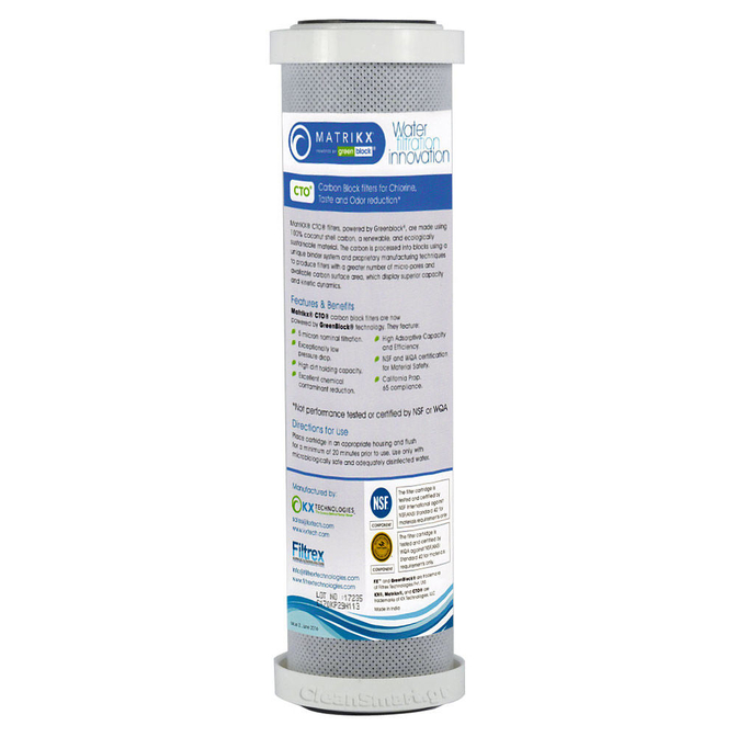 Product Matrikx CTO 5μm Replacement Activated Carbon Filter base image