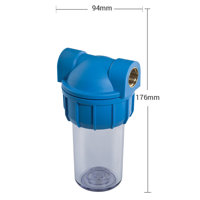 Product Atlas Filtri Mignon L 3P 1/2" SX AS Single Water Filter (Equal Flow) base image