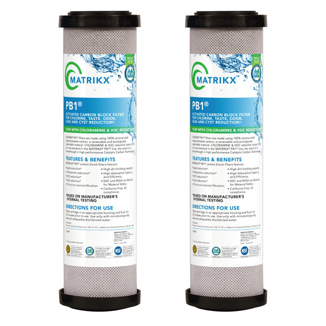 Product Matrikx PB1 0,5μm Replacement Activated Carbon Filter 2pcs. base image